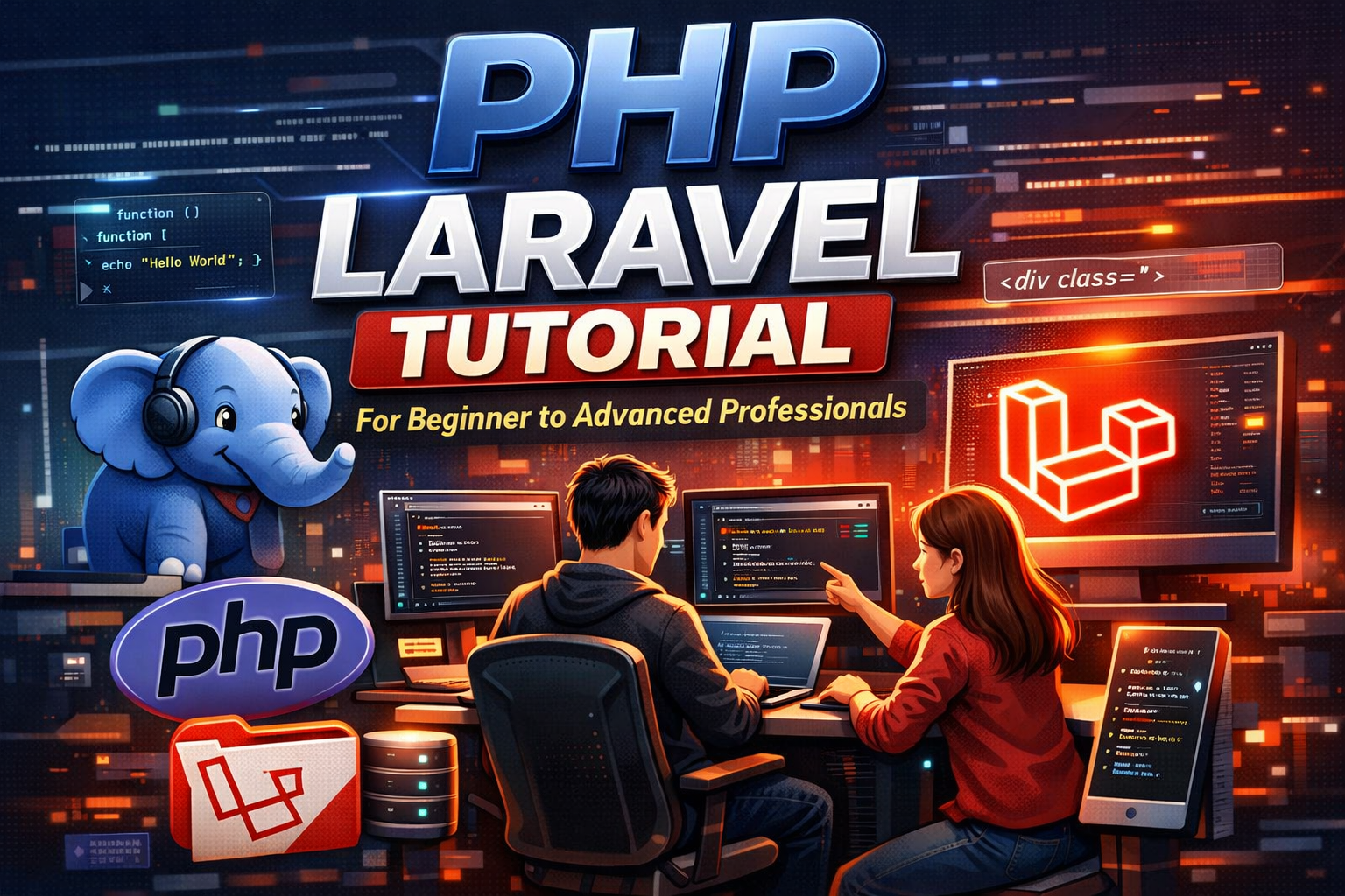 লারাভেল টিউটোরিয়াল - বিগিনার থেকে অ্যাডভান্স